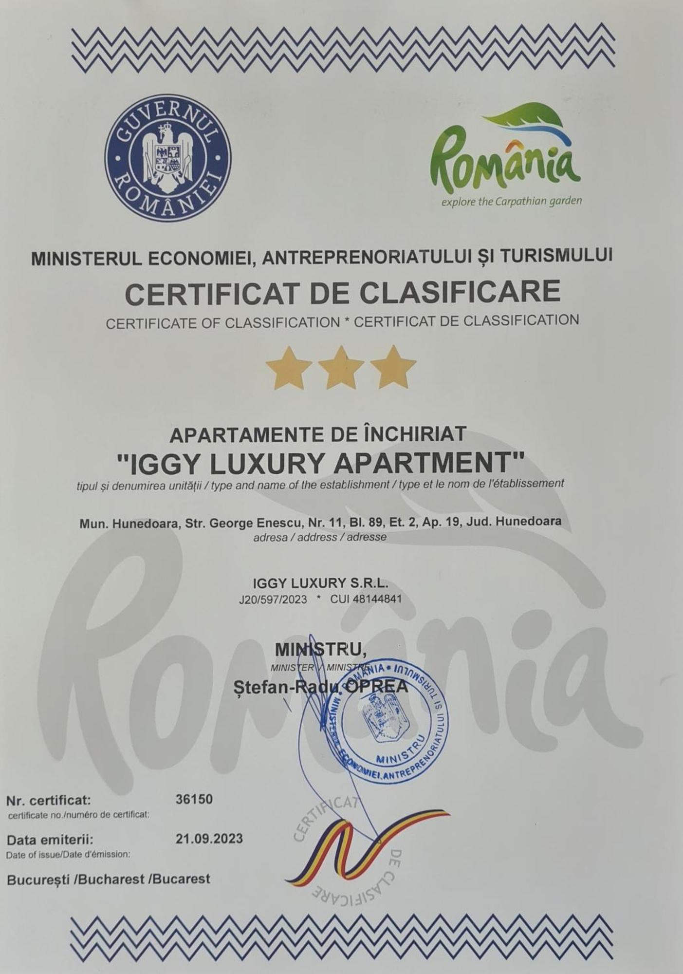 Iggy Luxury Apartment Hunedoara Exteriör bild